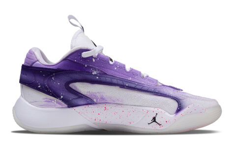 Jordan Luka 2 Aurora Fighter Cushioning, Wear Resistant Low top Basketball Shoes Men’s Purple