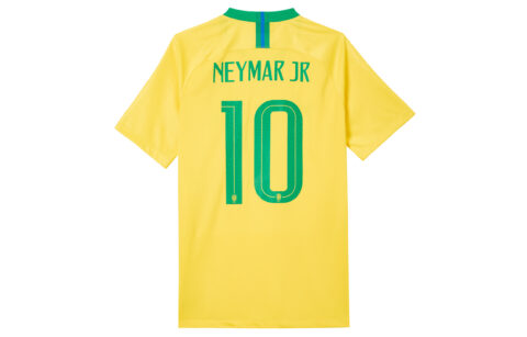 Nike Soccer Jersey Fan Edition, Brazil, Neymar Size 10 Men’s Yellow