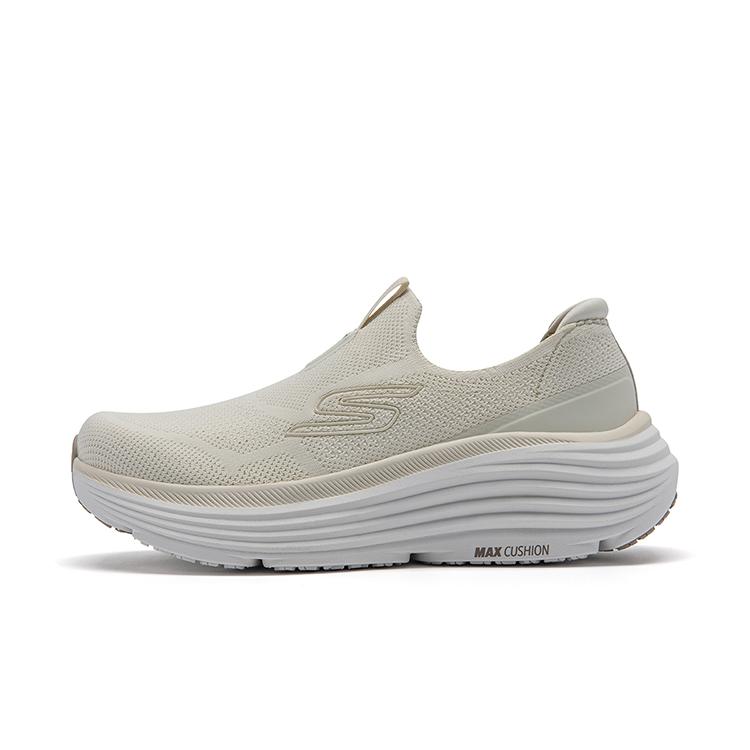 Skechers Rebound Height Increasing Lightweight Low top Running Shoes Women’s Ivory