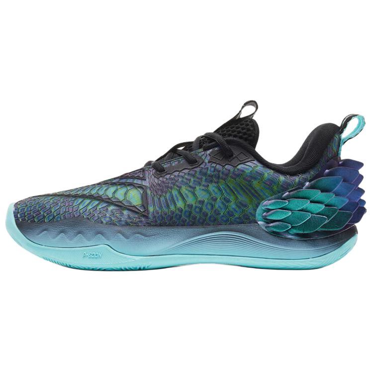 PEAK Taichi Triangle 4.0 Basketball Shoes Men’s Low Top Floral Black
