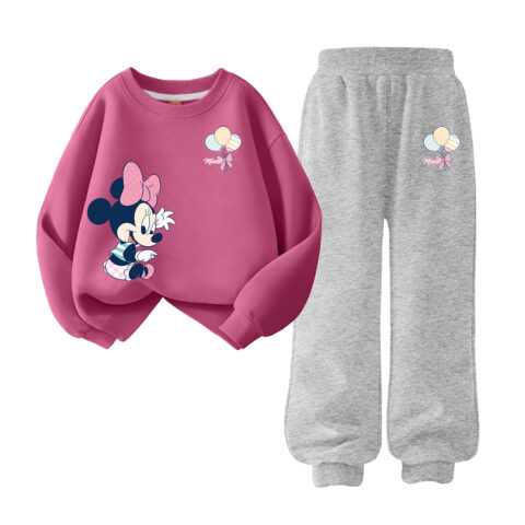 Disney Kids Casual Sportswear Crew Neck Moderate