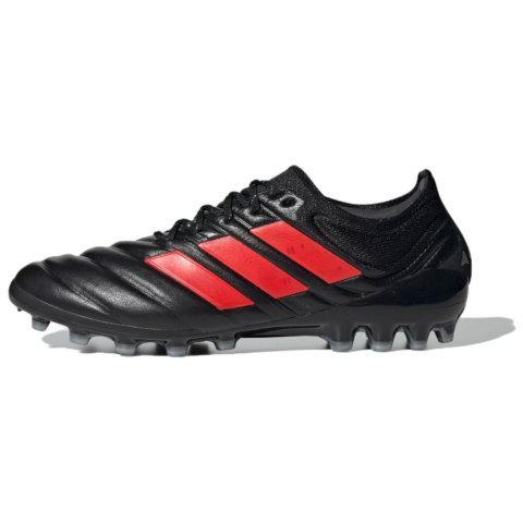 Adidas COPA 19.1 Comfortable Slip Resistant Abrasion Resistant Soccer Shoes Men’s Black Red