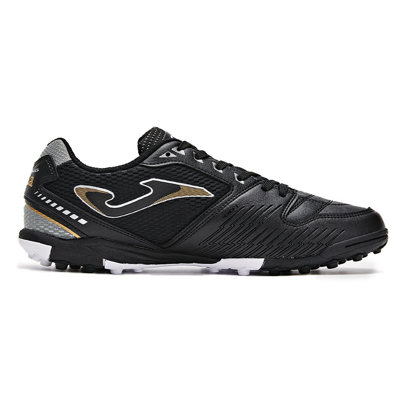 Joma Slip Resistant Abrasion Resistant TF Turf Synthetic Leather Soccer Shoes Men’s Black DRIBLING