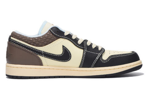 Jordan Air Jordan 1 Slip Resistant Low top Vintage Basketball Shoes Men’s Black White