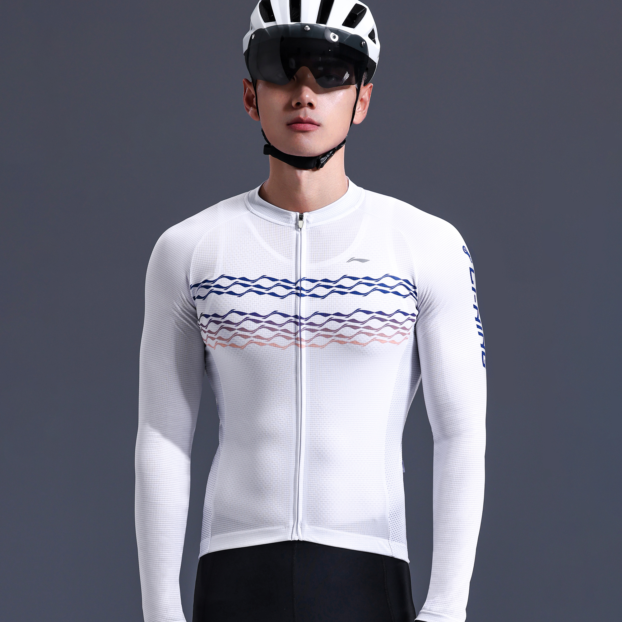 Li Ning Cycling Suits Unisex Crew Neck Thin
