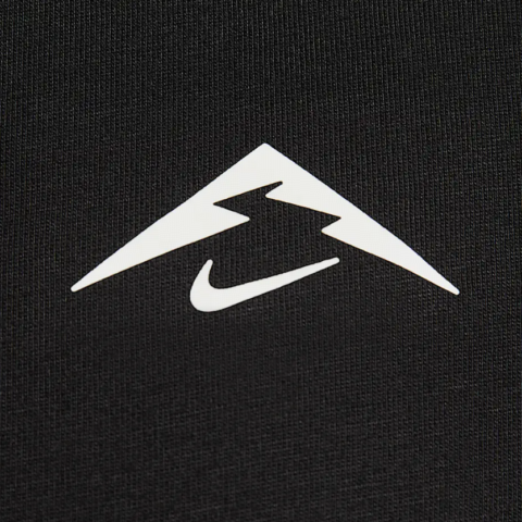 Nike Dri FIT Trail Solar Chase Running T Shirt Men’s Black/Peak White