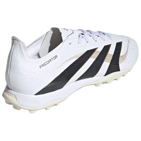 Adidas PREDATOR LEAGUE Slip Resistant Abrasion Resistant Soccer Shoes Unisex White Black