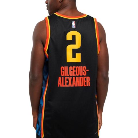 Nike Shai Gilgeous Alexander Oklahoma City Thunder 2024/25 City Edition Men’s Nike Dri FIT Nba Swingman Jersey