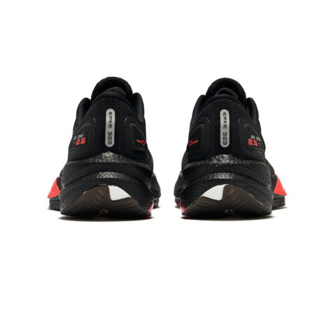Erke Dust Free 2.0 Cushioning Abrasion Resistant Lightweight Low top Running Shoes Men’s Black Red
