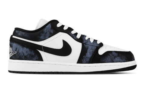 Jordan Air Jordan 1 Rise And Prosper, Heart Box Low top Vintage Basketball Shoes Unisex Navy Blue