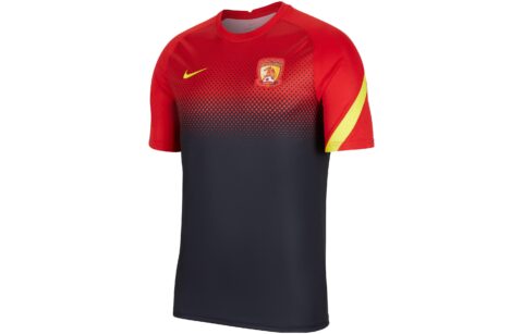 Nike Soccer Jerseys Men’s Sports Red/Opyte Yellow/Sports Red/Opyte Yellow Moderate Straight Fit
