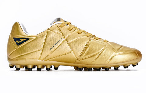 Joma MG Multi Ground Artificial Turf Kangaroo Leather Slip Resistant Abrasion Resistant Soccer Shoes Men’s Crimson Gold