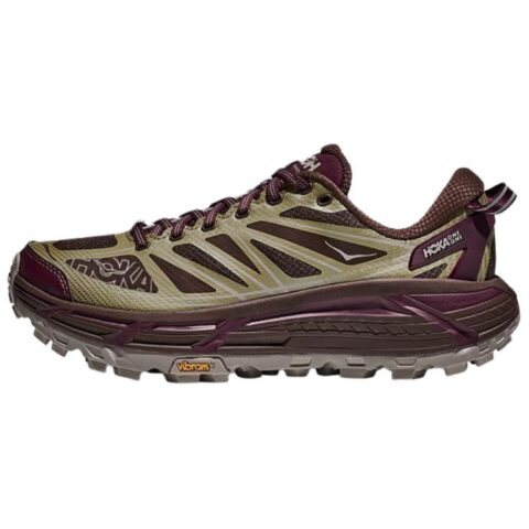 HOKA ONE ONE Mafate Speed 2 Cushioning Abrasion Resistant Breathable Lightweight Low top Casual Running Shoes Unisex