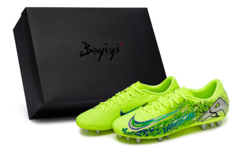 Nike Court Zoom Vapor Abrasion Resistant Soccer Shoes Unisex Blue Green Silver