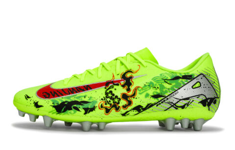Nike Mercurial Vapor 16 Abrasion Resistant Soccer Shoes Unisex Black Red Green Silver