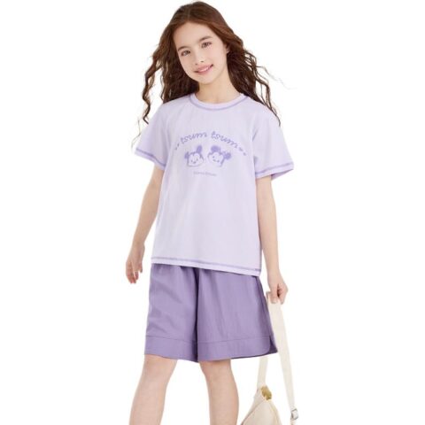 Disney Kids Casual Sportswear Crew Neck Moderate