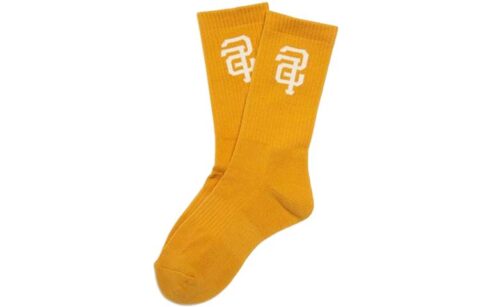 MLB Crew Socks Unisex Ginger Yellow