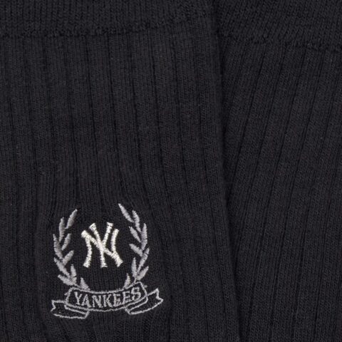 MLB Varsity New York Yankees Knee High Socks Unisex 1 Pack Black