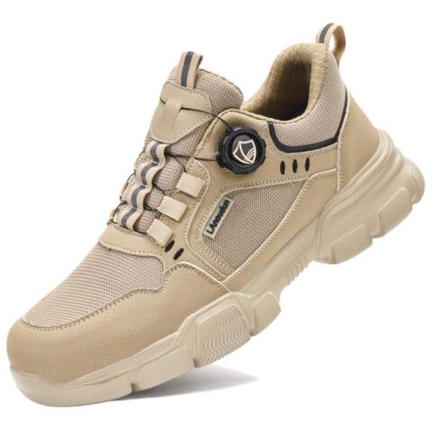 LANOUDUN Impact Resistant Lightweight Rebound Low top Outdoor Shoes Unisex Umber
