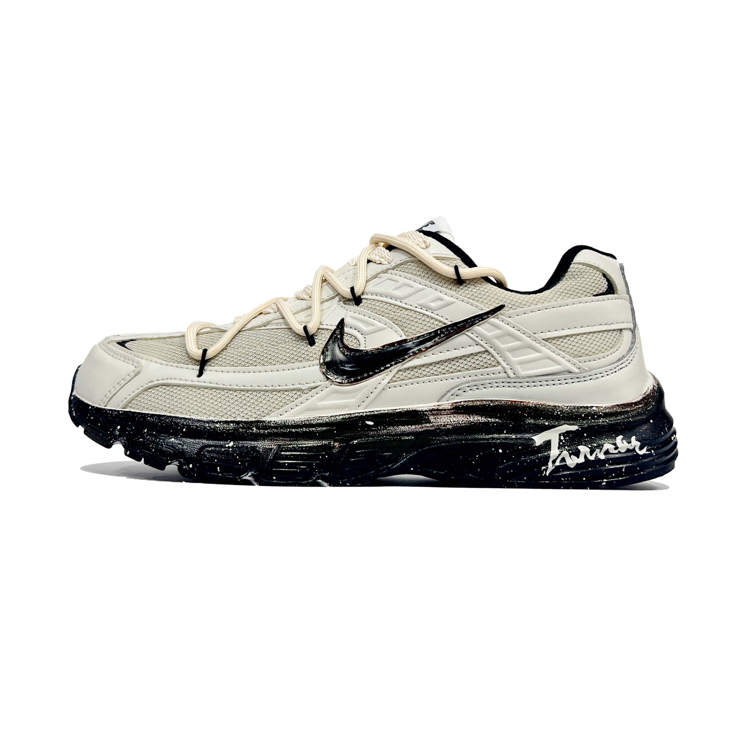 Nike Initiator Mesh Abrasion Resistant Abrasion Resistant Low top Running Shoes Unisex Beige Gray