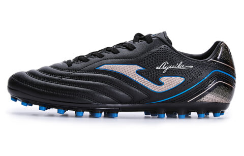 Joma Aguila AG Artificial Ground Slip Resistant Abrasion Resistant Soccer Shoes Men's Black
