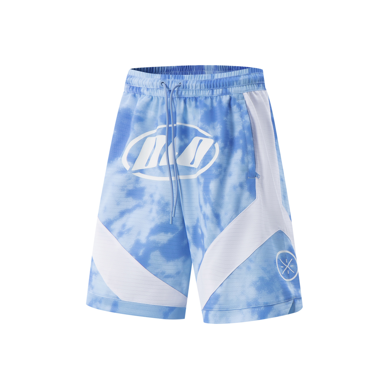 Li Ning Basketball Shorts Men’s Static Blue All Over Print