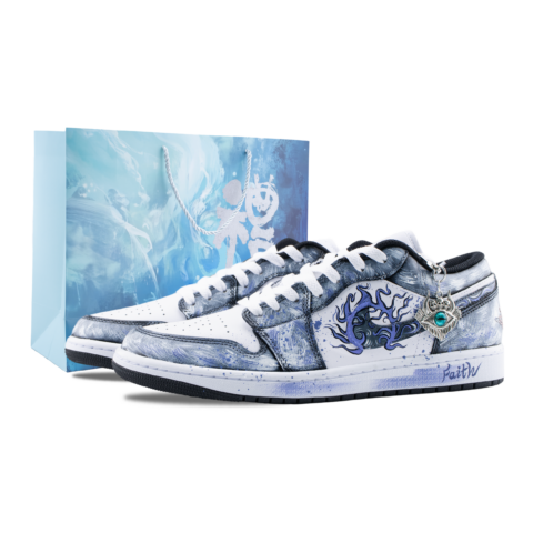 Jordan Air Jordan 1 Lucifer’s Eye Abrasion Resistant Low top Vintage Basketball Shoes Unisex Black Purple