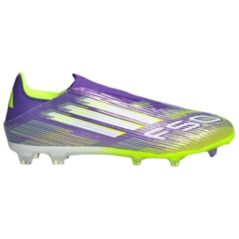 Adidas Adizero F50 League Laceless Fg Mg ‘Purple Rush Lucid Lemon’