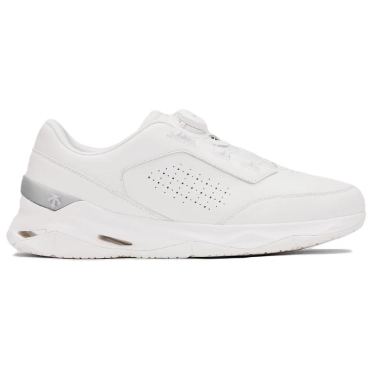 DESCENTE Slip Resistant, Abrasion Resistant, Breathable Low top Training Shoes Unisex White