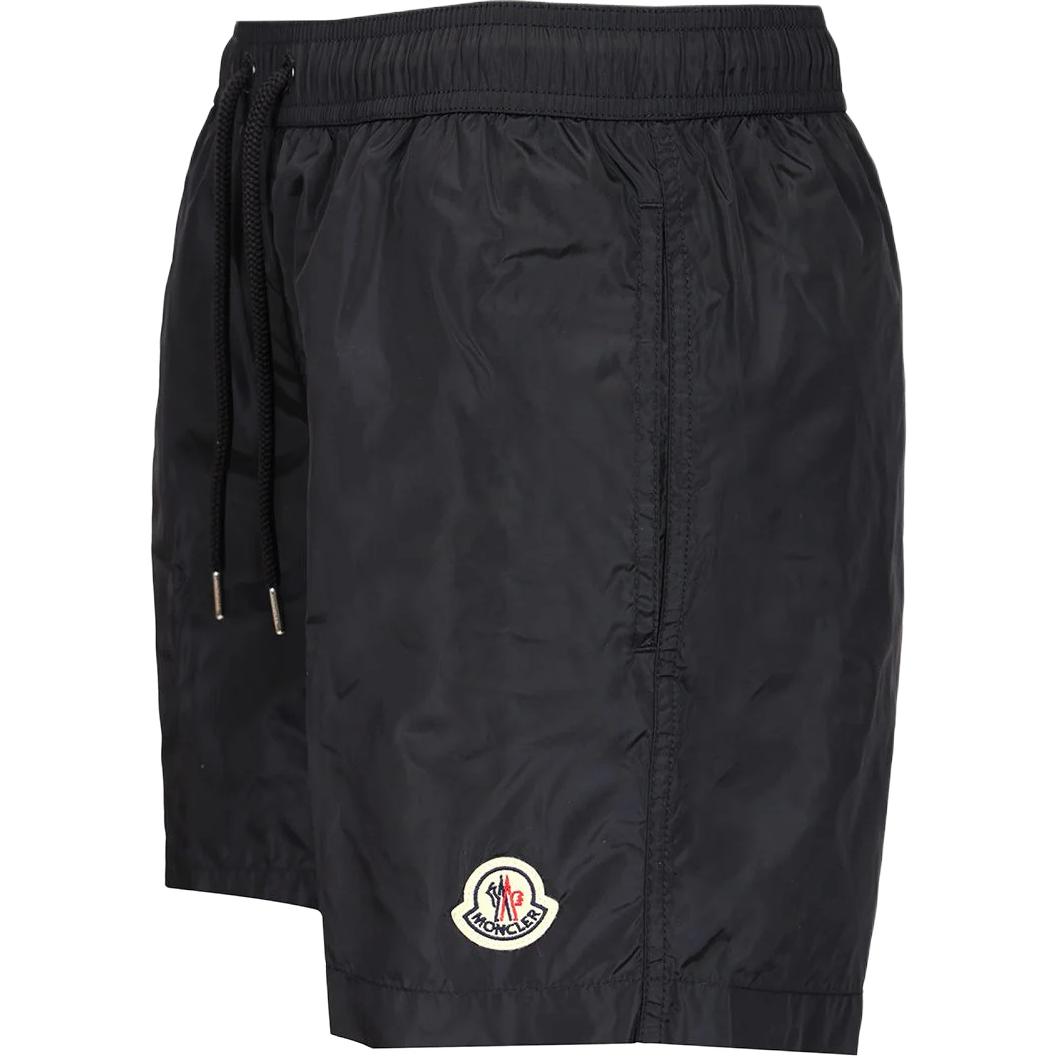 Moncler Logo Patch Drawstring Swim Shorts