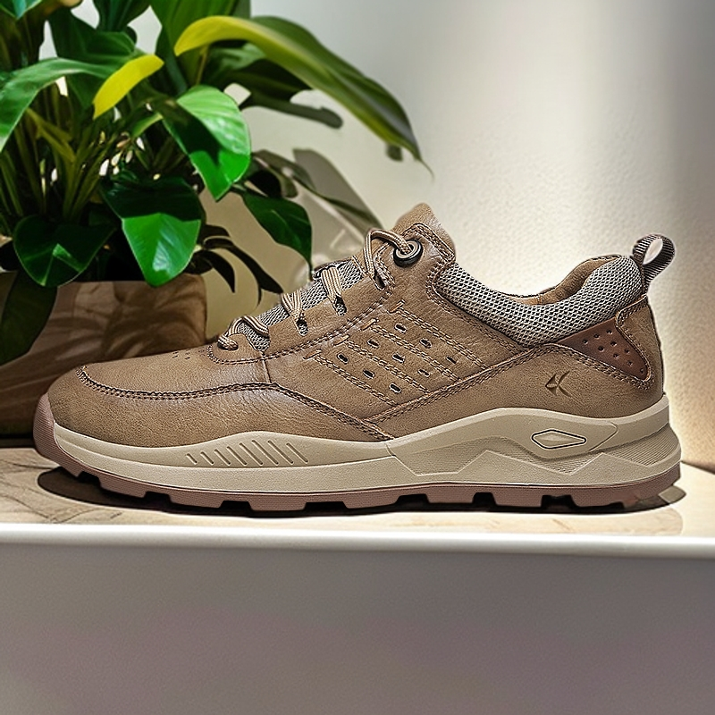 ZANSITE Cow Split Leather Abrasion Resistant Lightweight Wear resistant And Lightweight Low top
