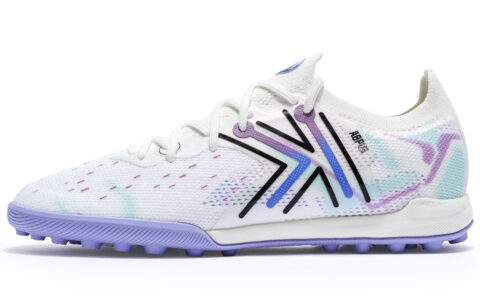 KELME Quick Spark 5.0 TF Turf Soccer Shoes Unisex White Multicolor