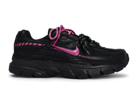 Nike Initiator Slip Resistant Abrasion Resistant Low top Running Shoes Men’s Black Rose Red