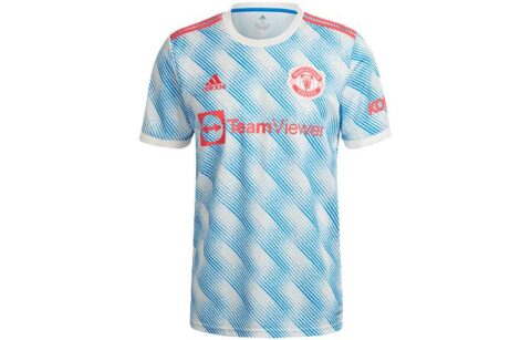 Adidas Manchester United Soccer Jersey Men's Blue