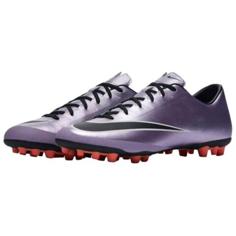 Nike JR MERCURIAL VICTORY V Comfortable Slip Resistant Abrasion Resistant Soccer Shoes Men’s Silver