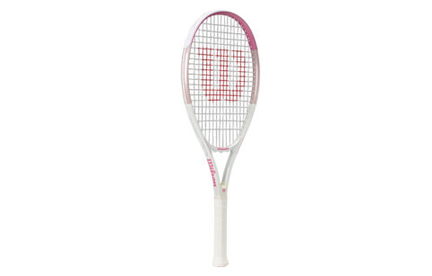 Wilson BURN Collection WRO87910U1 275g Racket Weight 113 Square Inches Head Size Pink White Women’s Tennis Rackets