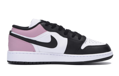 Jordan Air Jordan 1 Urban Chic Style Vintage Low top Vintage Basketball Shoes Men’s White Pink
