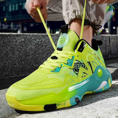 PALATIAL Slip Resistant Abrasion Resistant High top Basketball Shoes Men’s