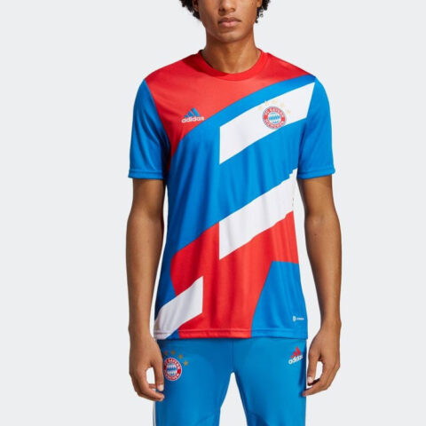 Adidas Bayern Munich Black Soccer Jerseys Men’s Blue Moderate