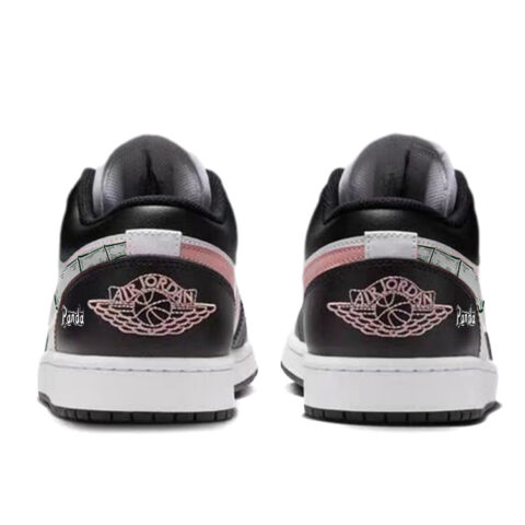 Jordan Air Jordan 1 Vintage Basketball Shoes Unisex Low Top White/Black