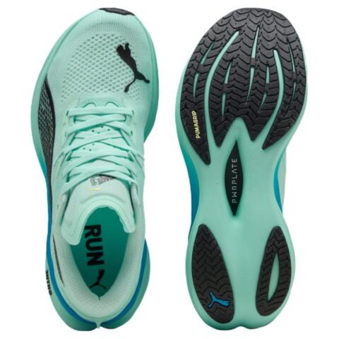 PUMA Deviate NITRO 3 Low top Running Shoes Unisex Green Blue