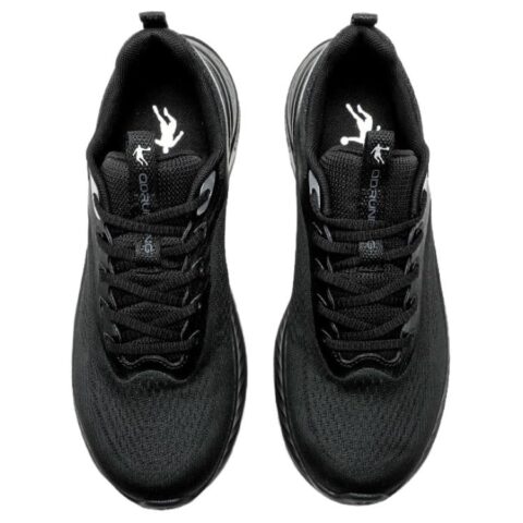 QIAODAN Slip Resistant Abrasion Resistant Slip Resistant Abrasion Resistant Low top Casual Running Shoes Women’s Black