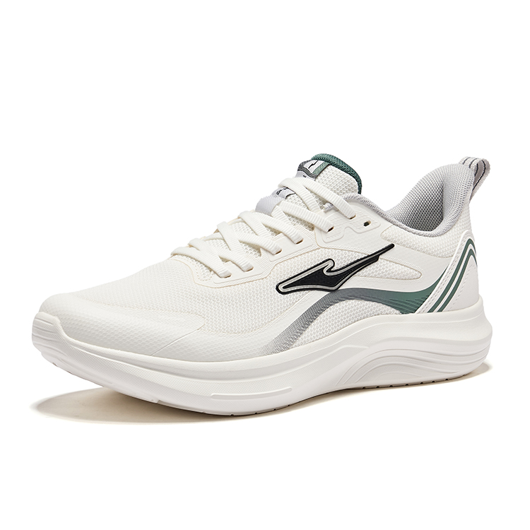 Erke Cushioning Breathable Low top Running Shoes Men’s Microcrystal White Pine Frost Green