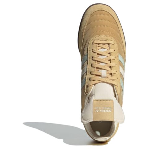 Adidas Originals Mundial Team Comfortable And Lightweight Abrasion Resistant Soccer Shoes Unisex Light Brown