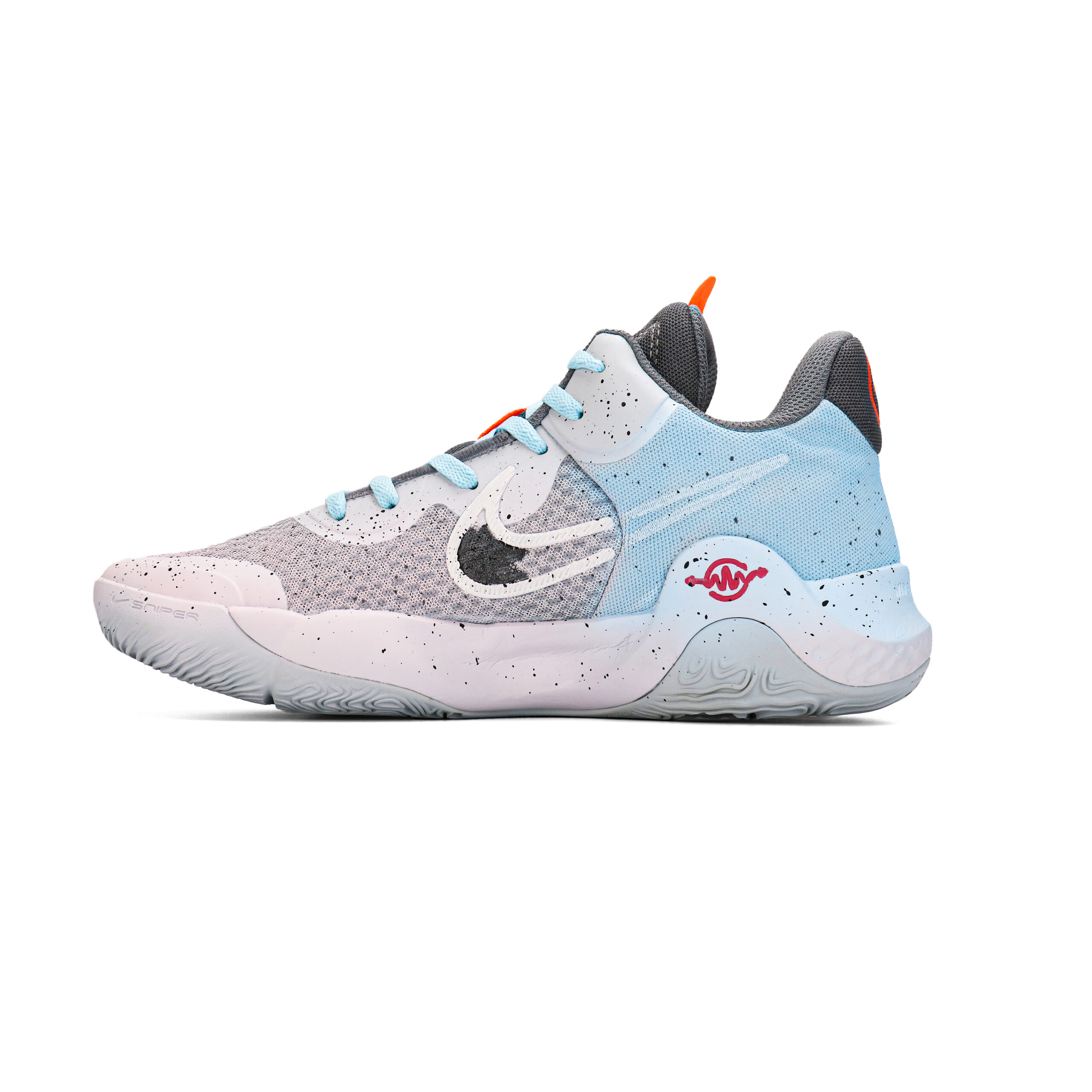 Nike KD Trey 5 IX Basketball Shoes Unisex Mid Top Blue Pink