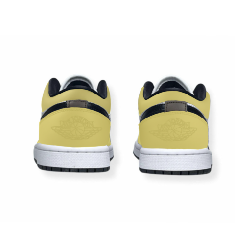Jordan Air Jordan 1 Cushioning Slip Resistant Low top Vintage Basketball Shoes Women’s Yellow