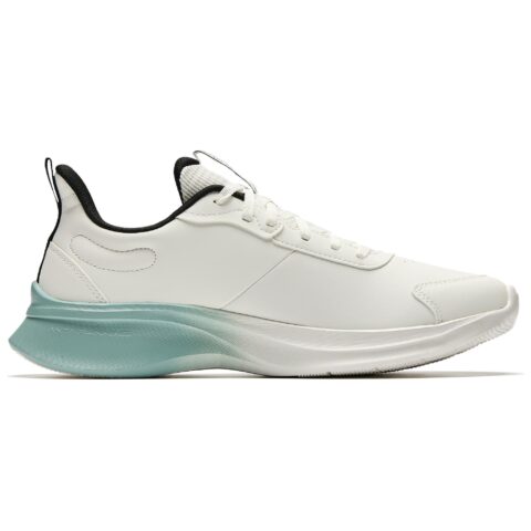 Anta Hydrogen Run Slip Resistant Abrasion Resistant Low top Running Shoes Men’s White Black