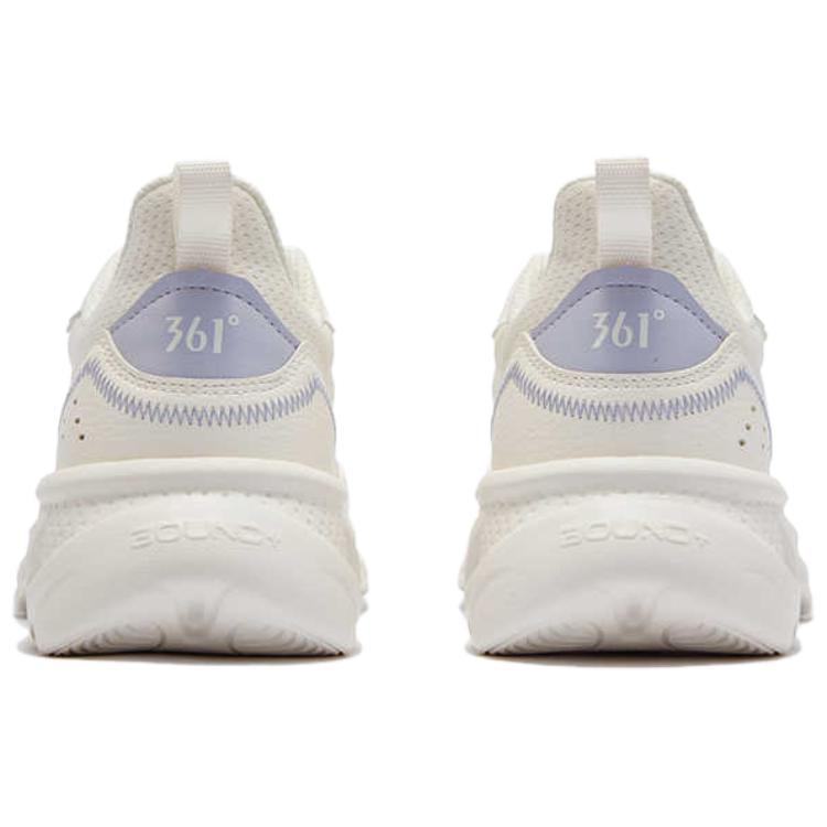 361° Fashion Trend Cushioning Breathable Lightweight Low top Casual Training Sprint Running Shoes Women’s Beige Purple