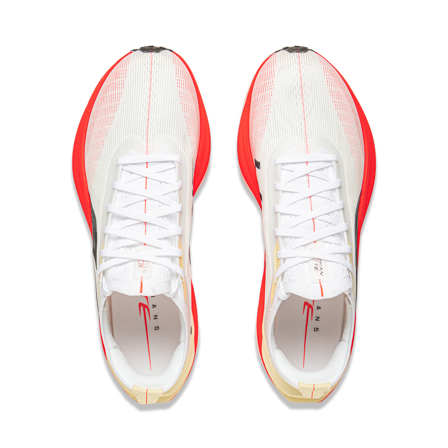 Li Ning Feidian 5 ELITE Low top Marathon Racing Track & Field Competition Running Shoes Unisex Standard White