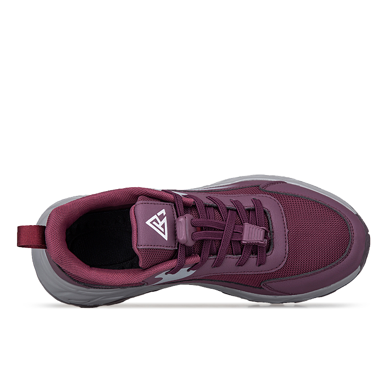 KANGLEJIAN Cushioning Slip Resistant Abrasion Resistant Low top Casual Shoes Women’s Dark Red